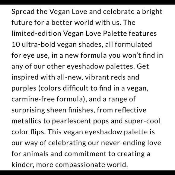 Kat Von D KVD Vegan Love Eyeshadow Palette BNIB - Picture 10 of 14